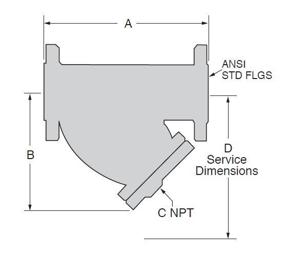 460B Y STRAINER 2.5